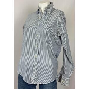 1950's Arnie (Palmer) Perma-Prest blue striped shirt sz 15 - 32/33